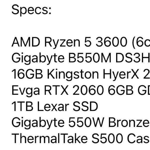 Gaming PC (GeForce 2060) - Picture 1 of 2